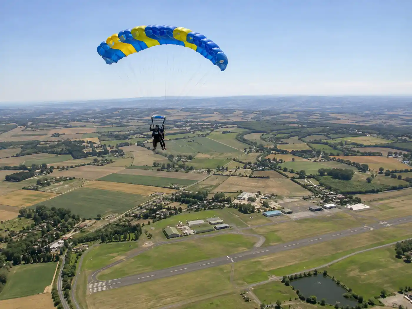 Parachute sous voile à Toulouse